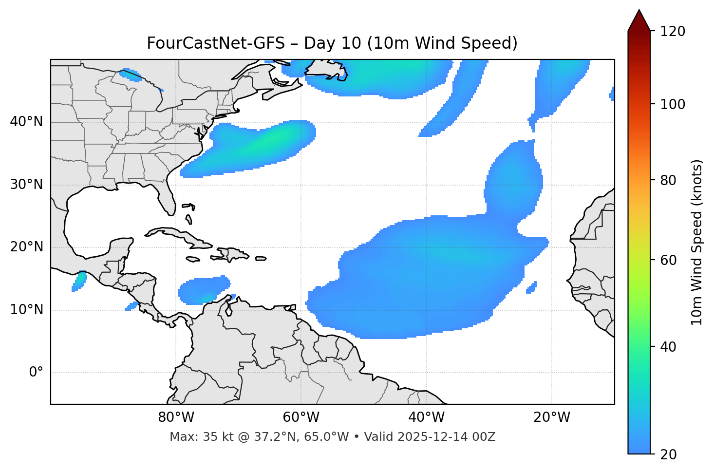 FourCastNet-GFS - Day 10