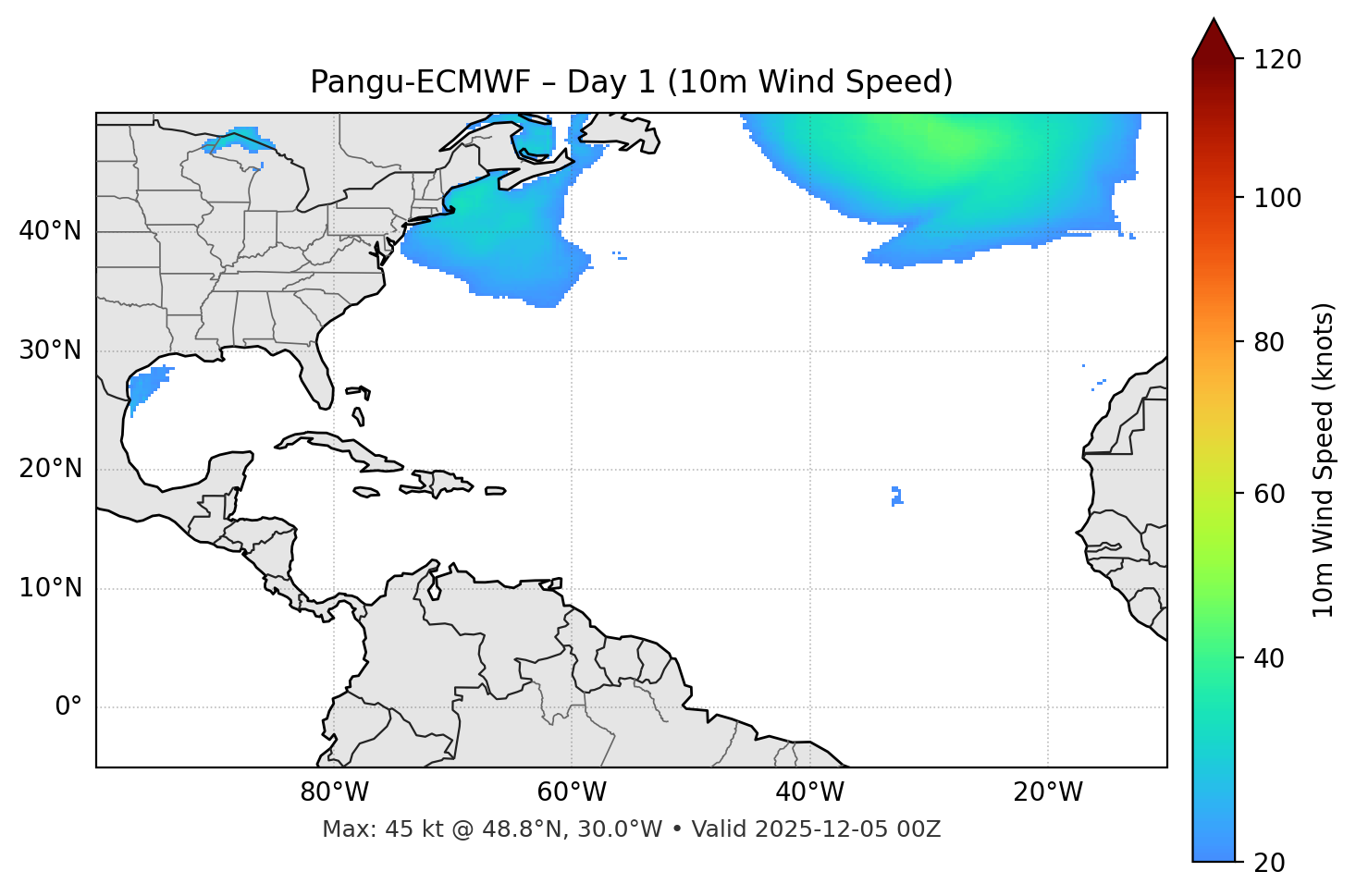 Pangu-ECMWF - Day 01