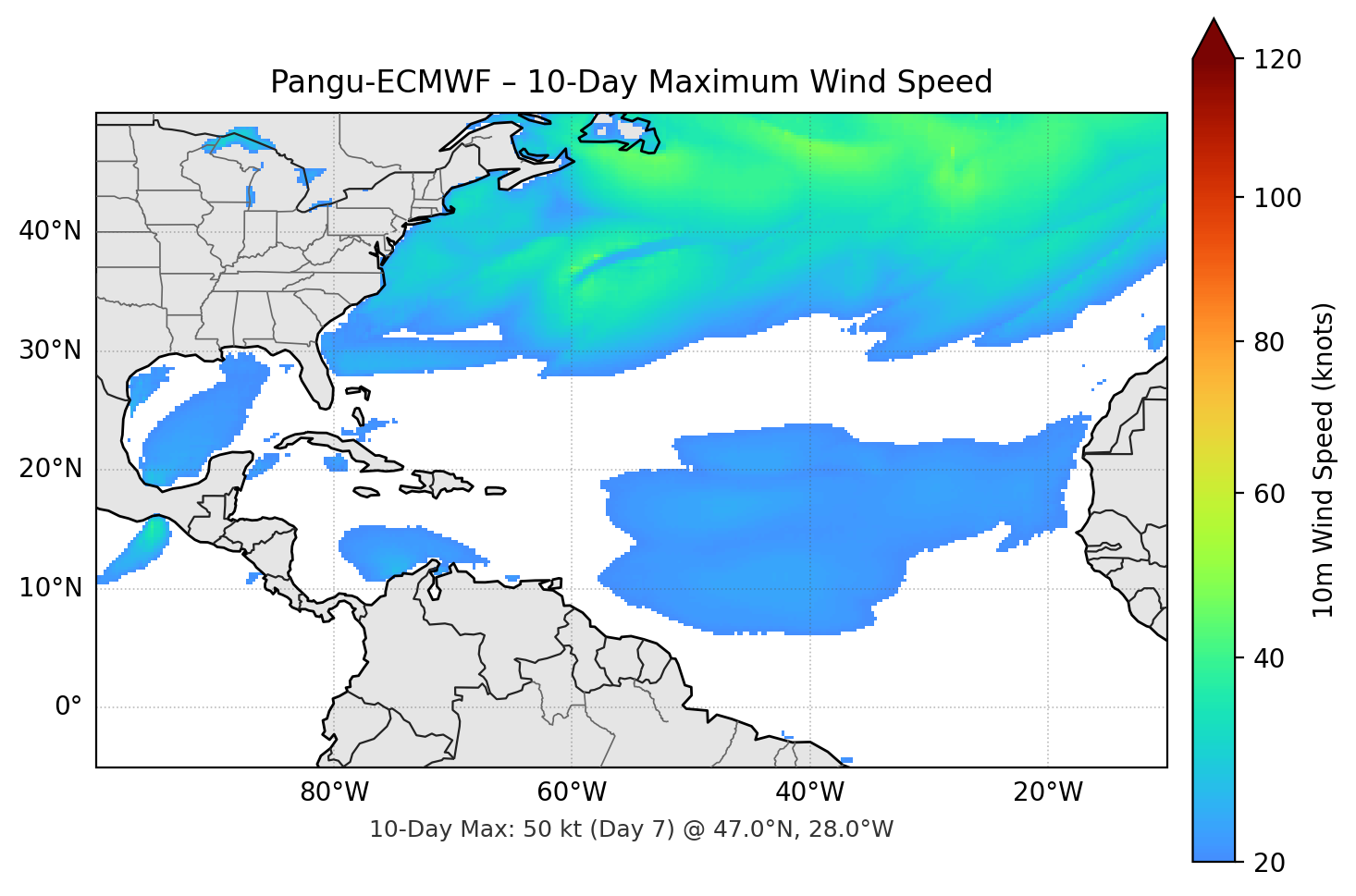 Pangu-ECMWF 10-Day Max
