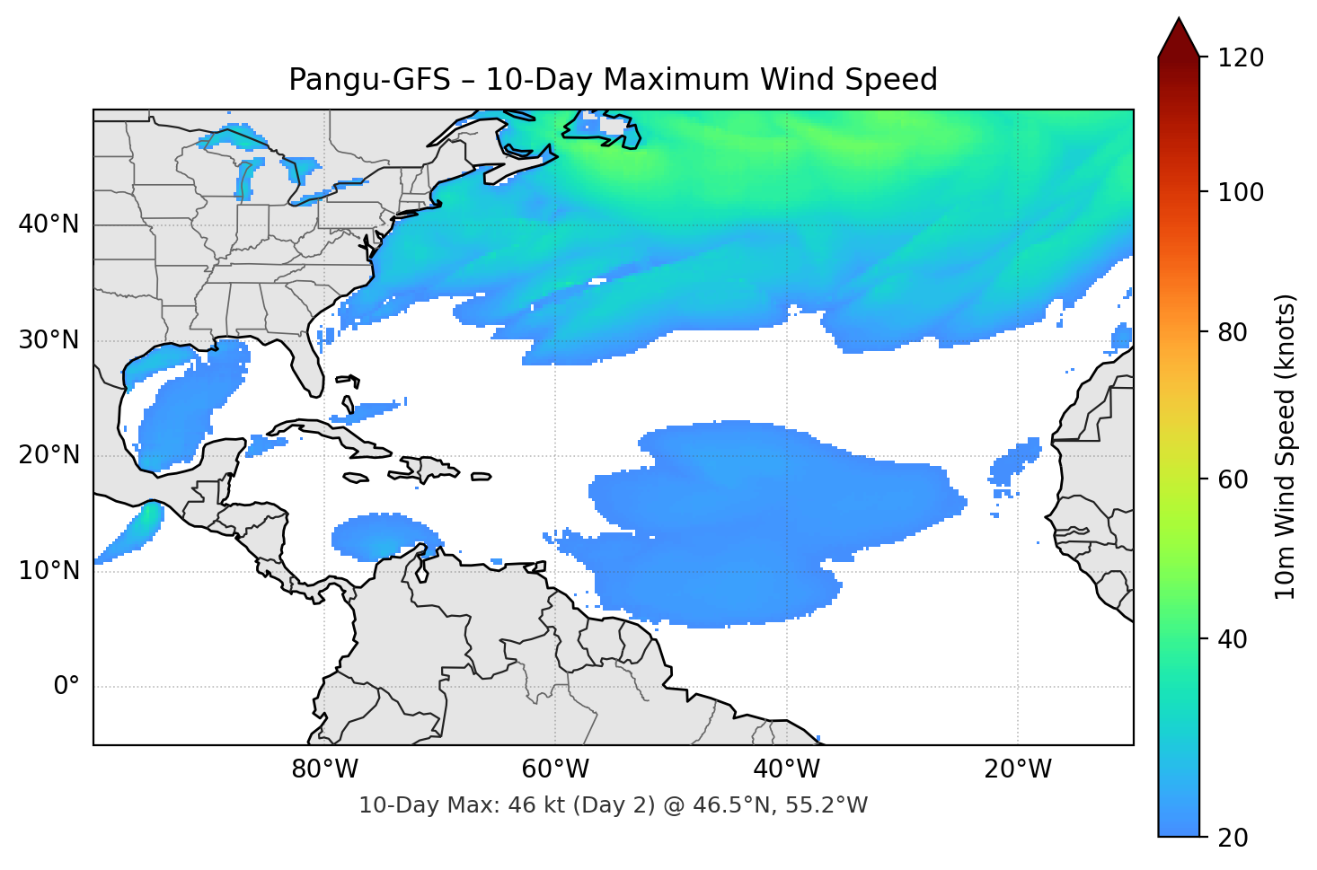 Pangu-GFS 10-Day Max
