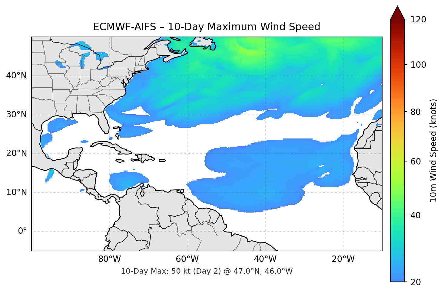 ECMWF-AIFS 10-Day Max