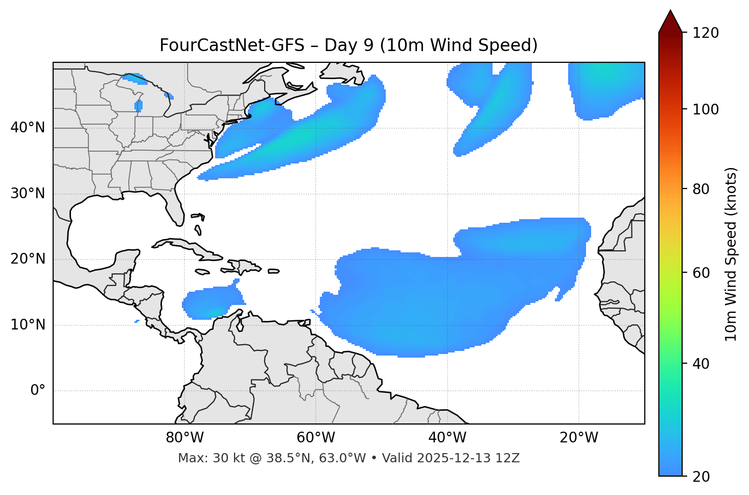 FourCastNet-GFS - Day 09