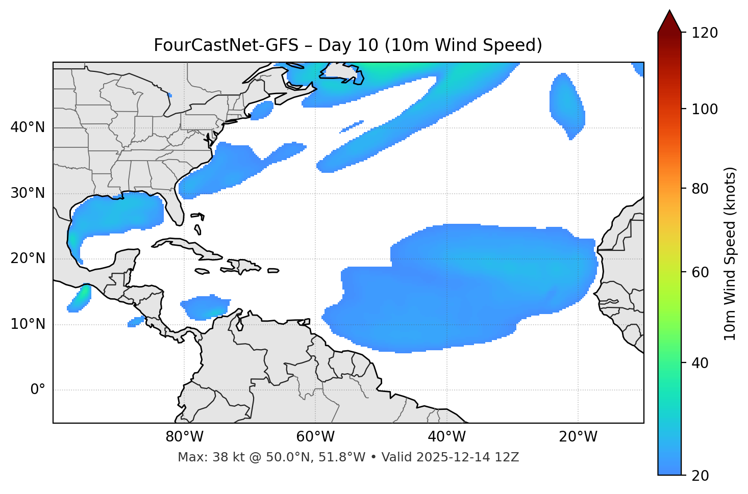 FourCastNet-GFS - Day 10