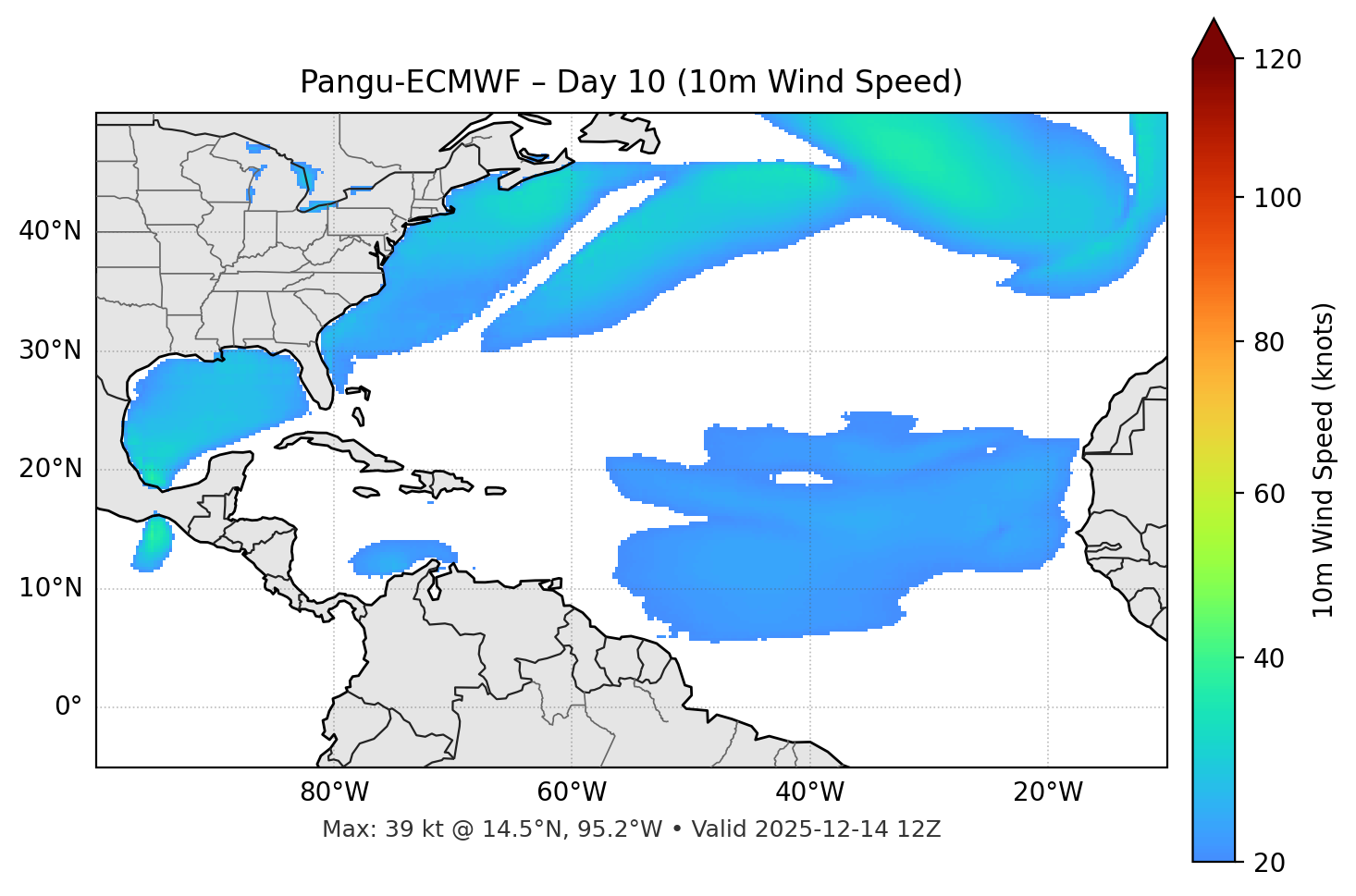 Pangu-ECMWF - Day 10
