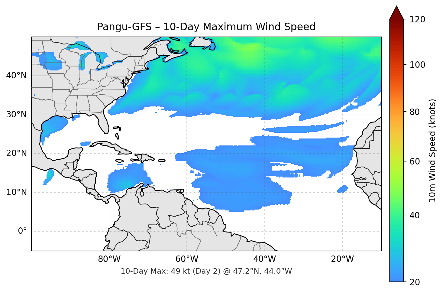 Pangu-GFS 10-Day Max