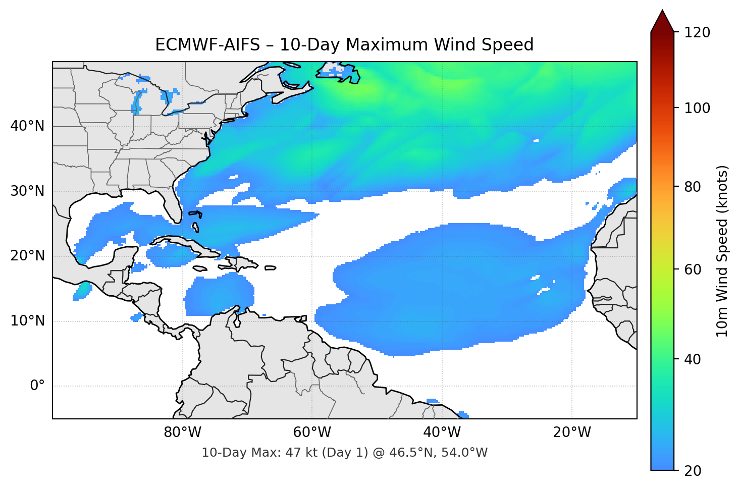 ECMWF-AIFS 10-Day Max