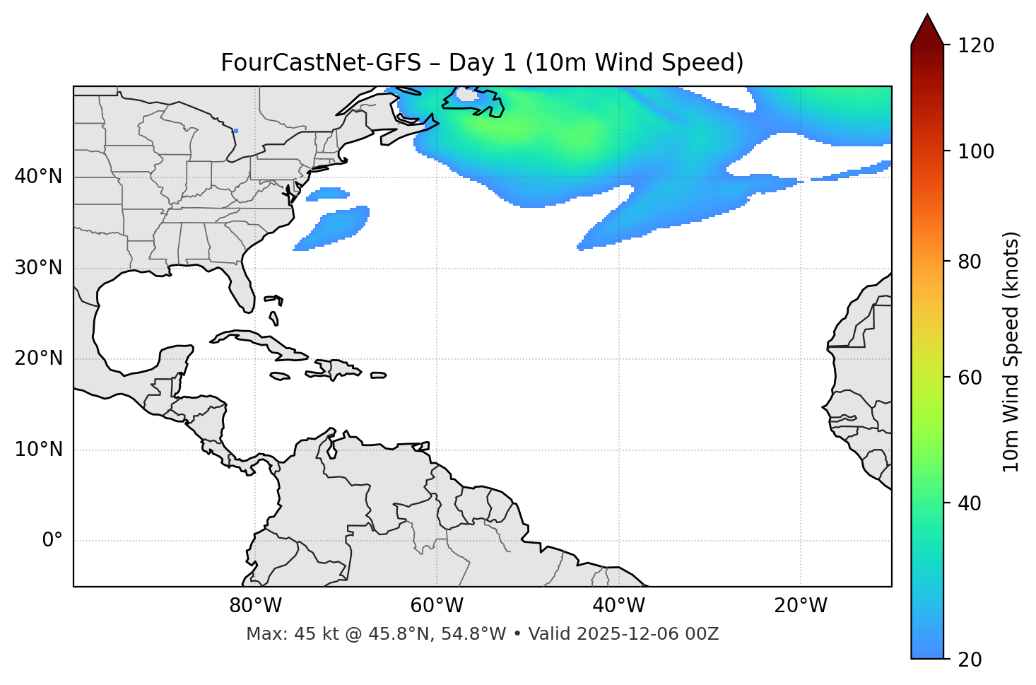 FourCastNet-GFS - Day 01