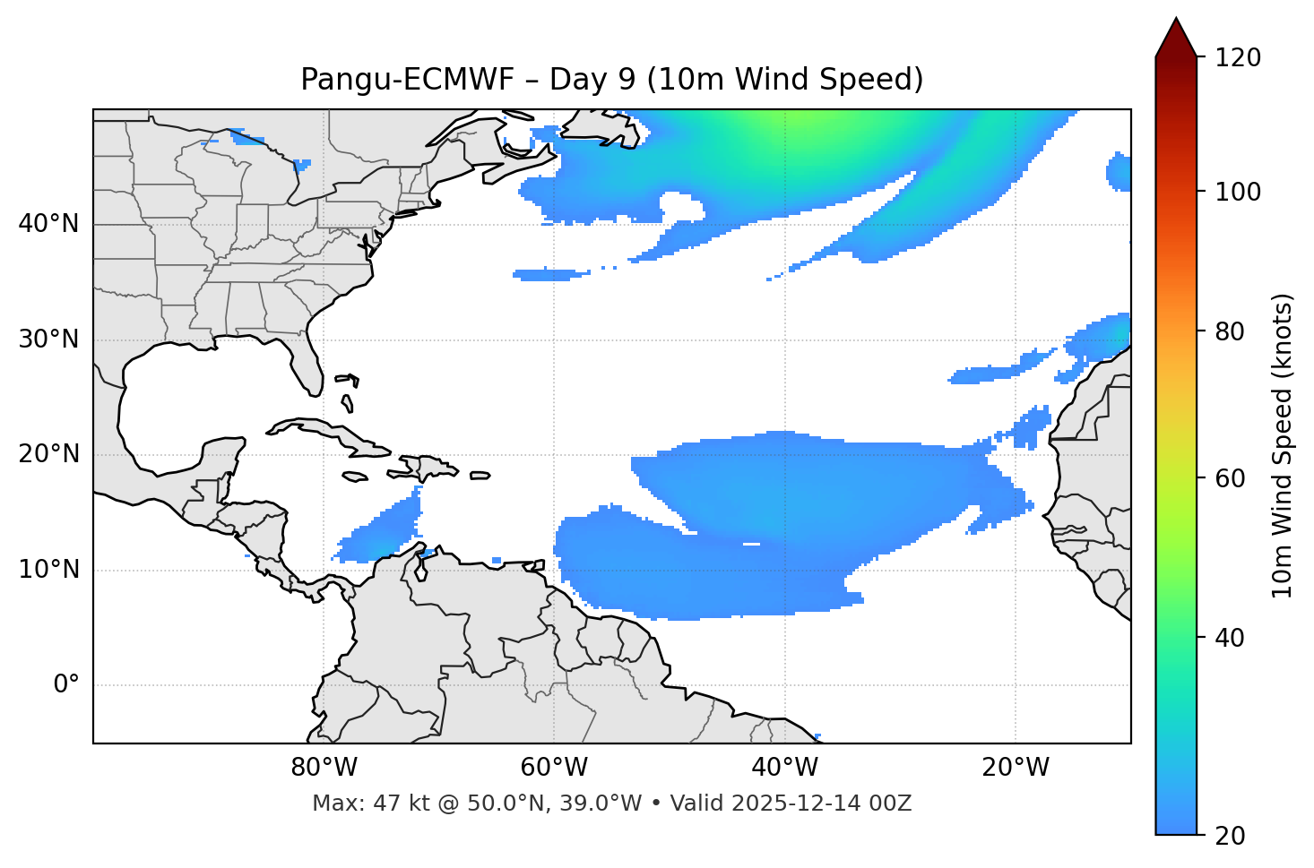 Pangu-ECMWF - Day 09