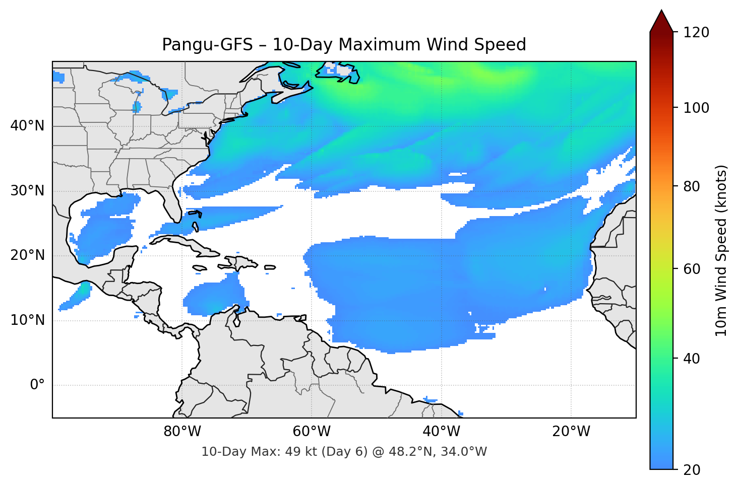 Pangu-GFS 10-Day Max