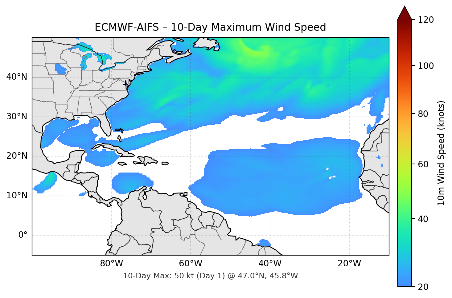 ECMWF-AIFS 10-Day Max