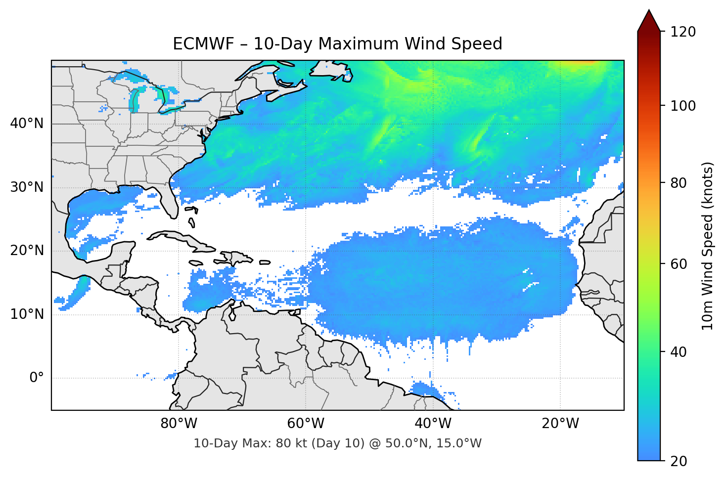 ECMWF 10-Day Max