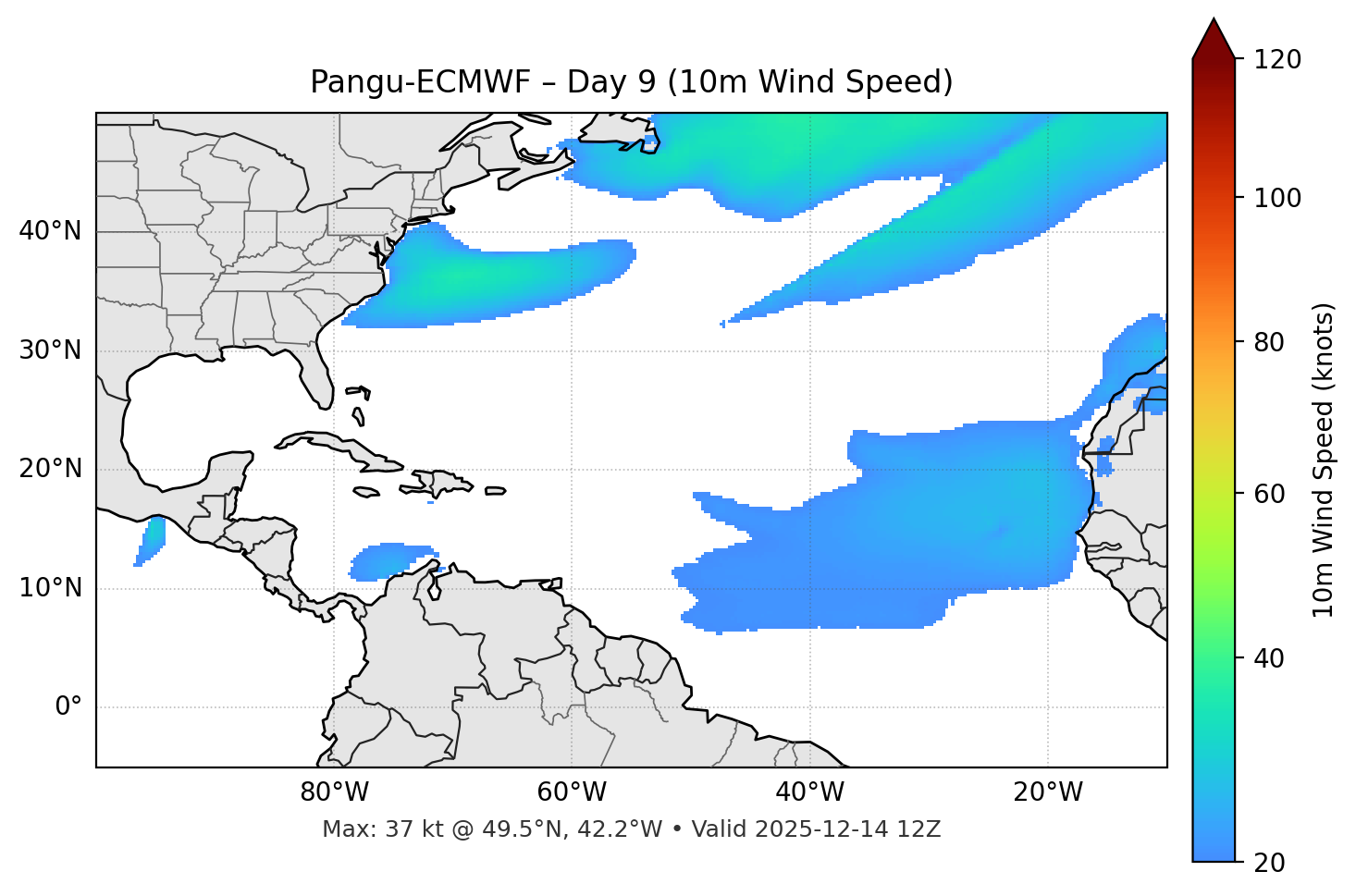 Pangu-ECMWF - Day 09
