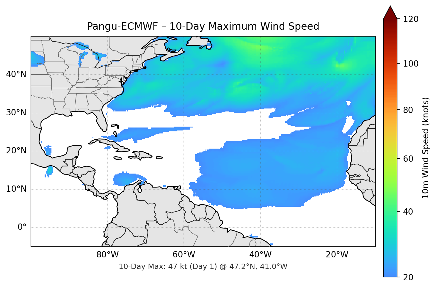 Pangu-ECMWF 10-Day Max