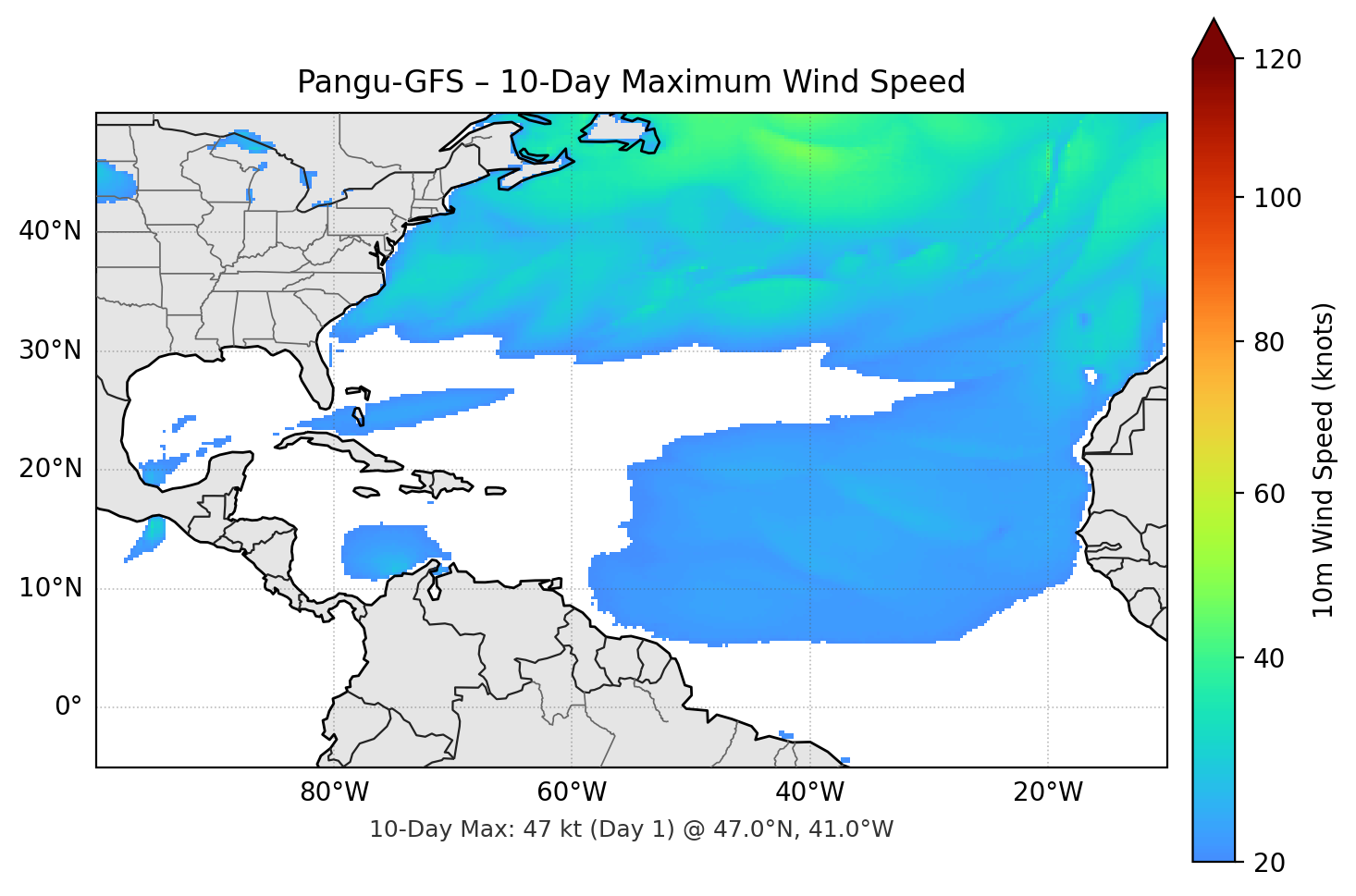 Pangu-GFS 10-Day Max