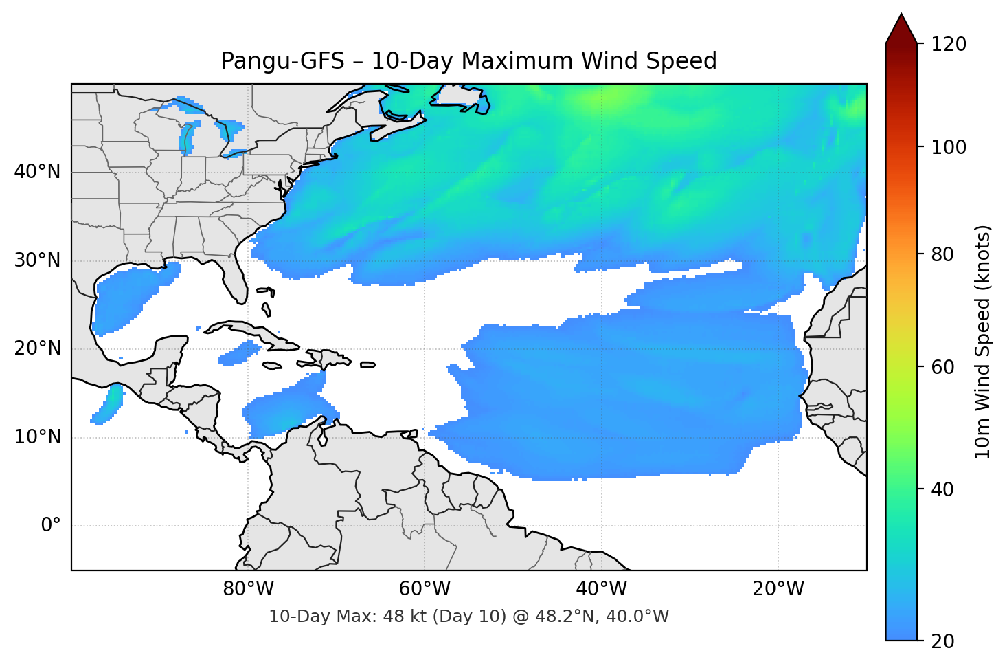 Pangu-GFS 10-Day Max