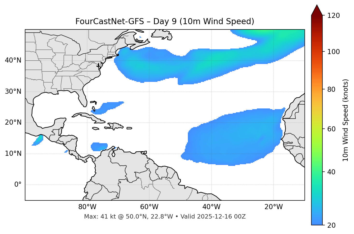 FourCastNet-GFS - Day 09