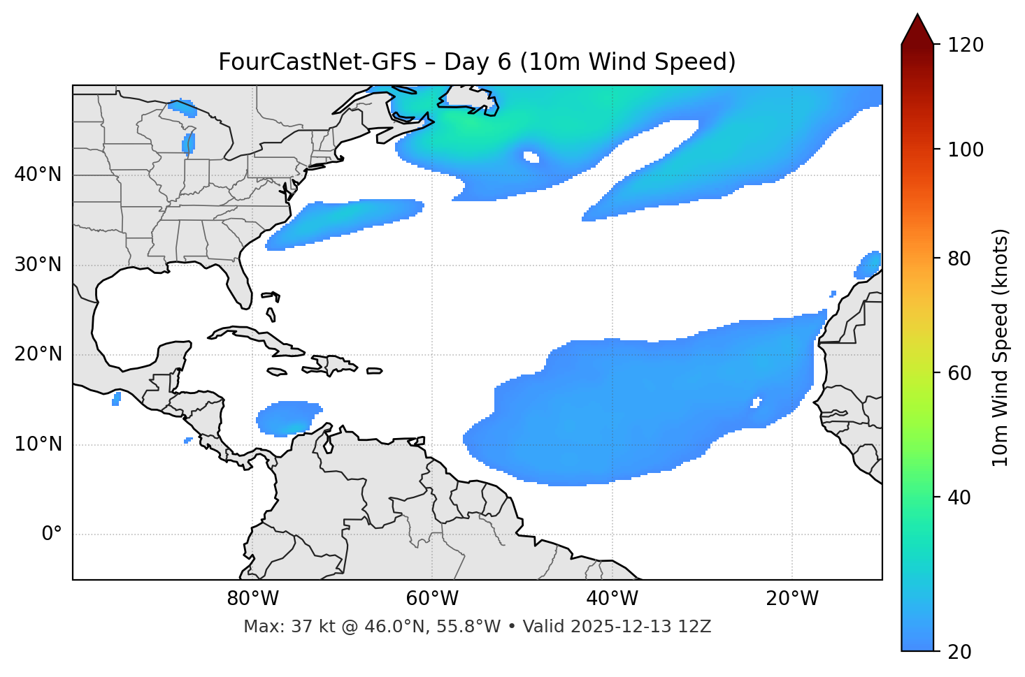 FourCastNet-GFS - Day 06