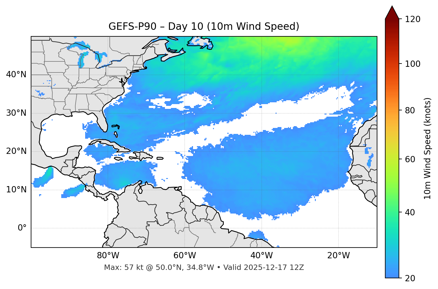 GEFS-P90 - Day 10