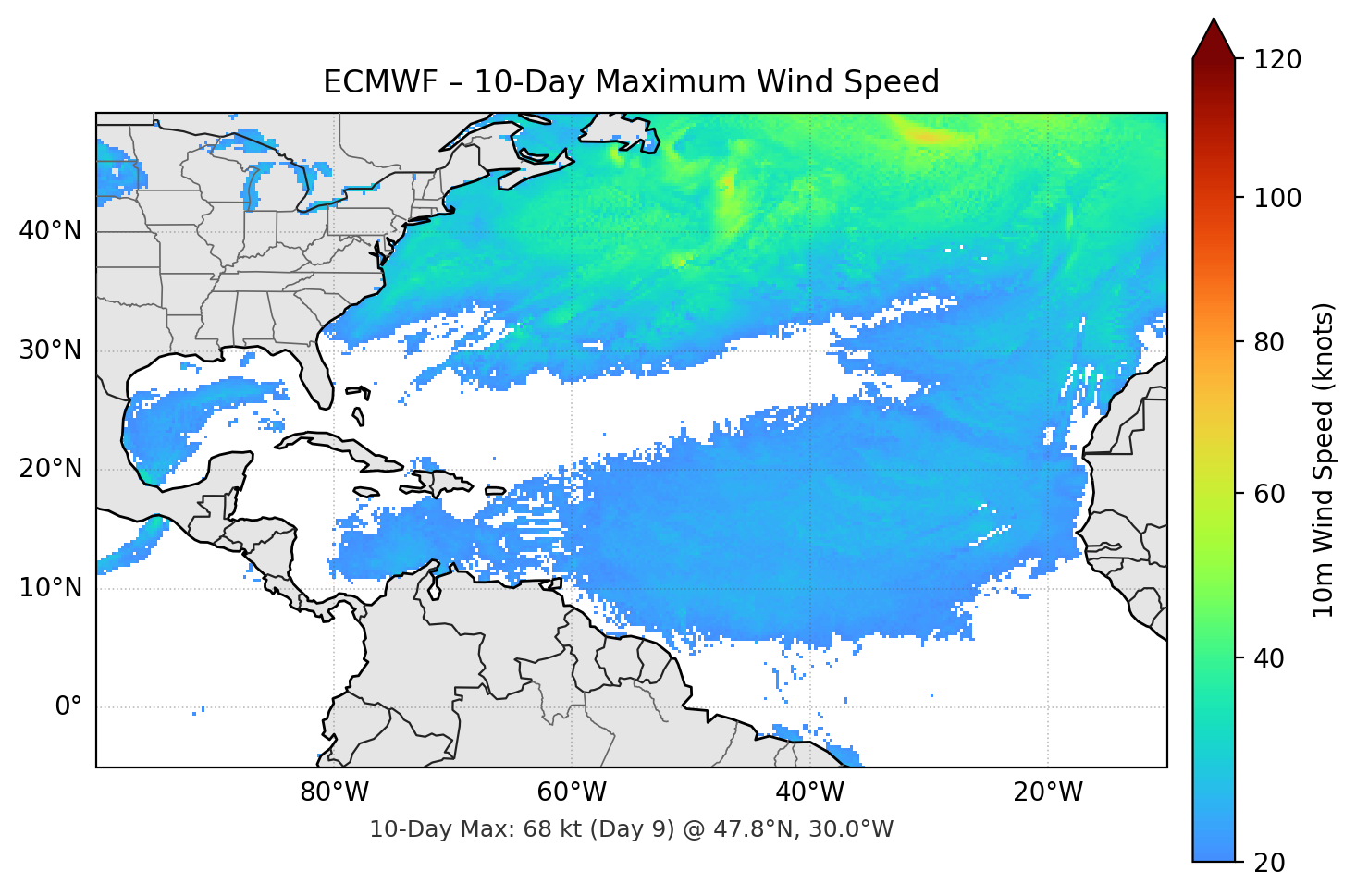 ECMWF 10-Day Max