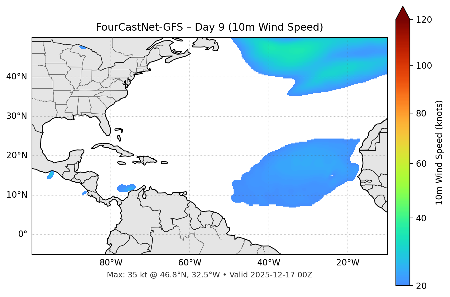 FourCastNet-GFS - Day 09