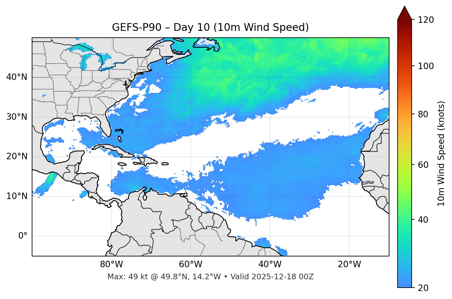 GEFS-P90 - Day 10