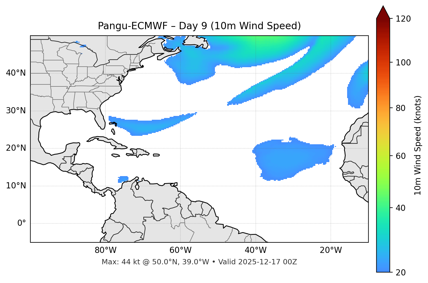 Pangu-ECMWF - Day 09