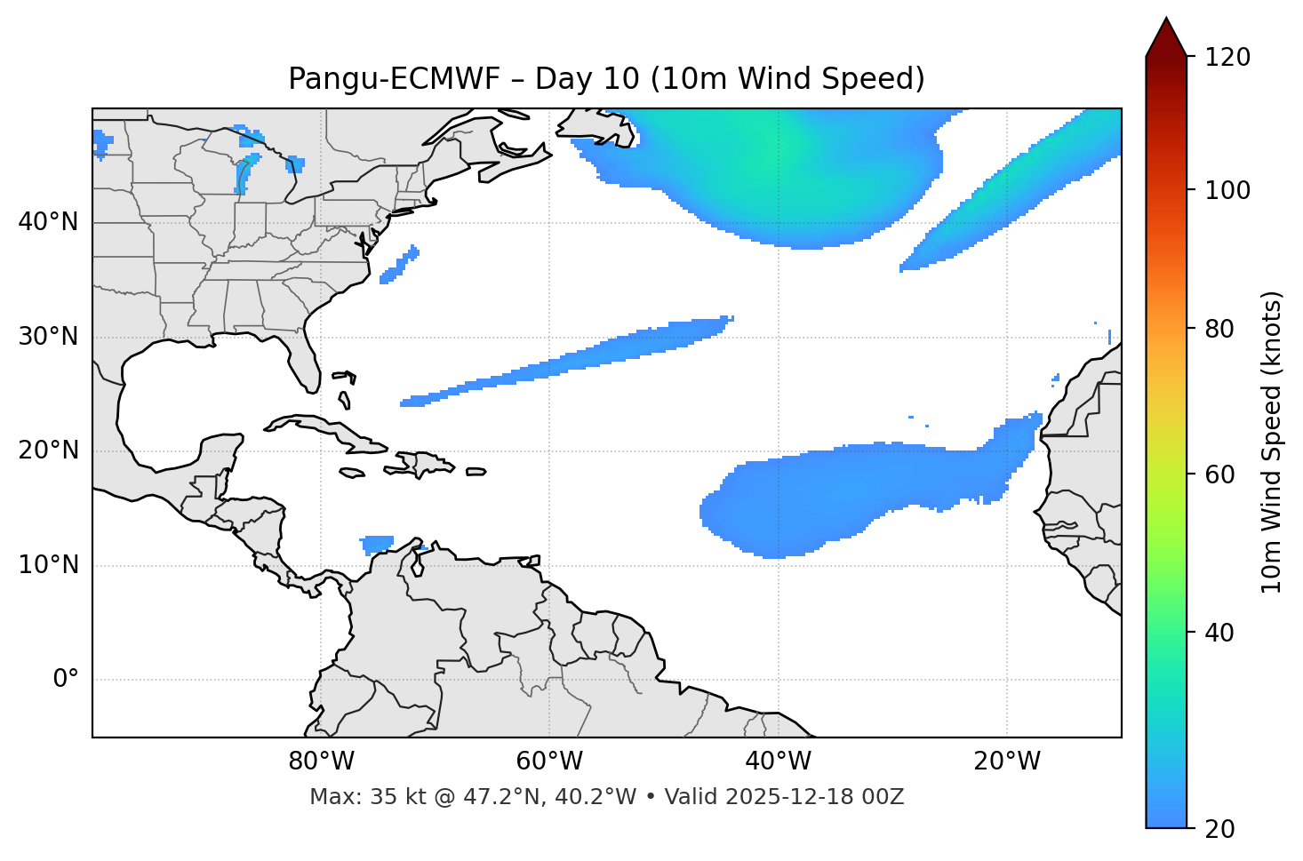 Pangu-ECMWF - Day 10