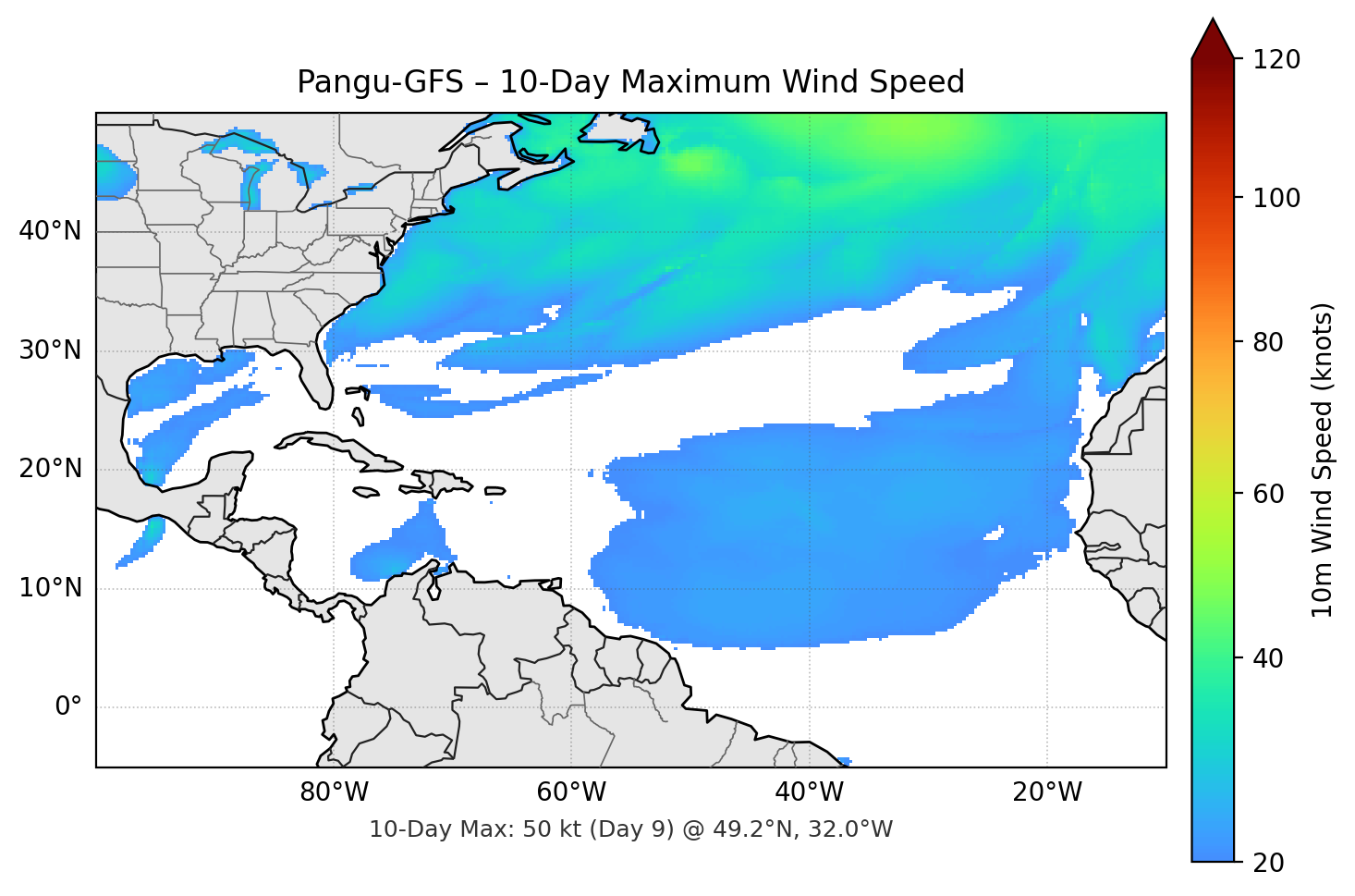Pangu-GFS 10-Day Max