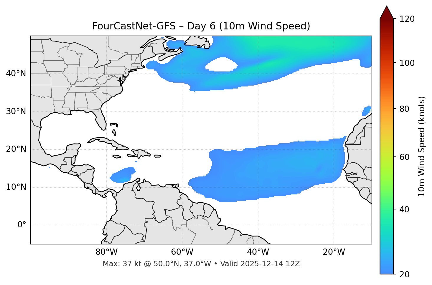 FourCastNet-GFS - Day 06