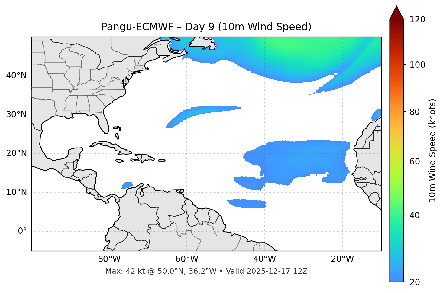 Pangu-ECMWF - Day 09