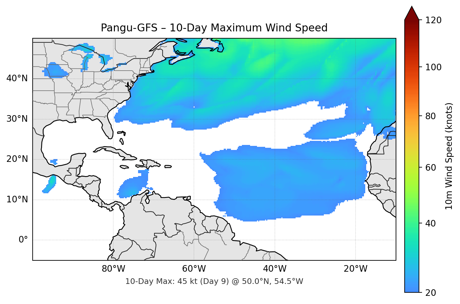 Pangu-GFS 10-Day Max