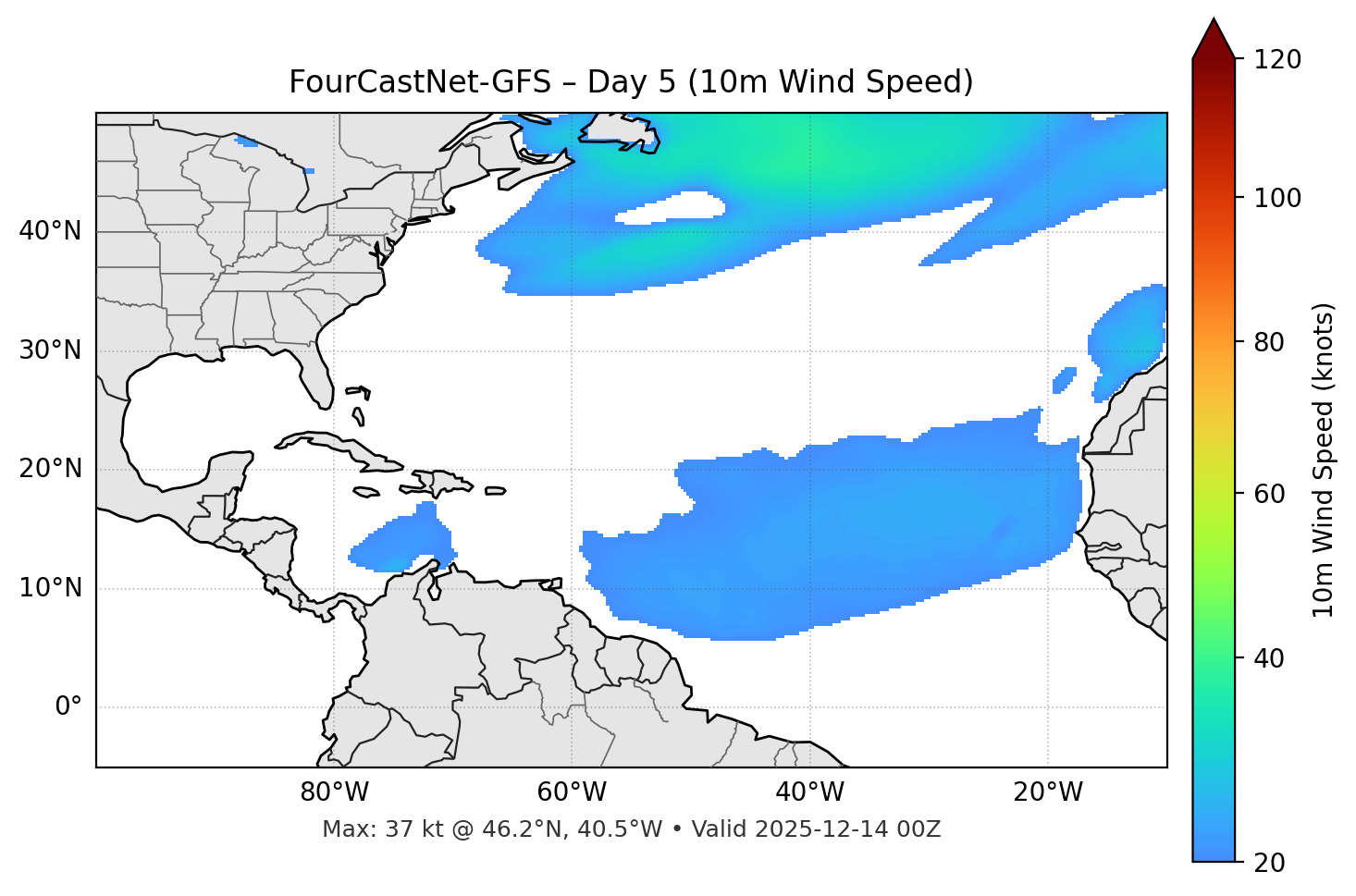 FourCastNet-GFS - Day 05