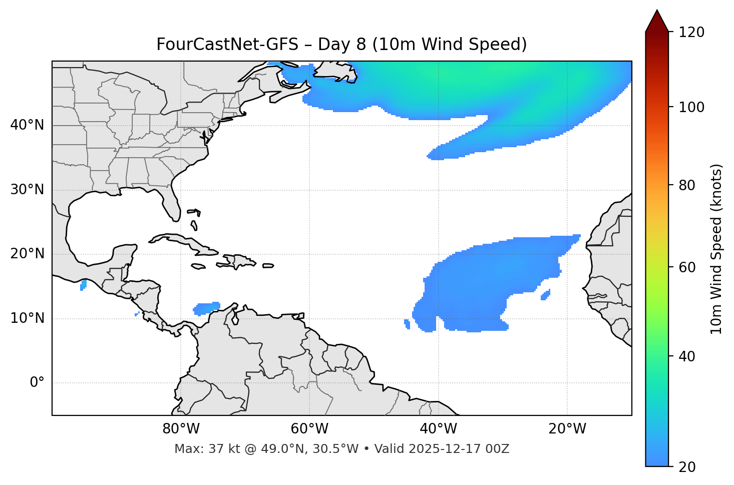 FourCastNet-GFS - Day 08