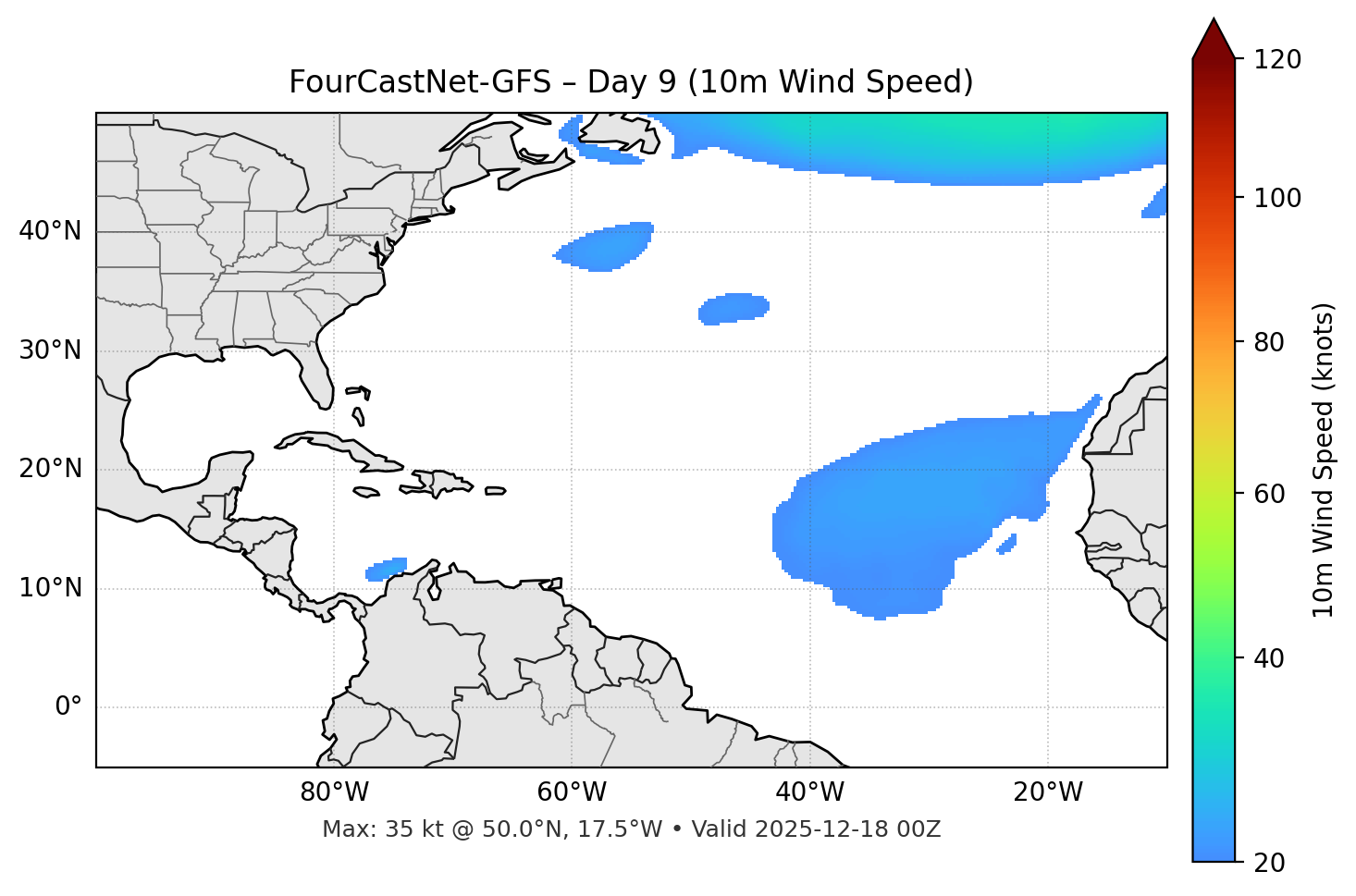 FourCastNet-GFS - Day 09