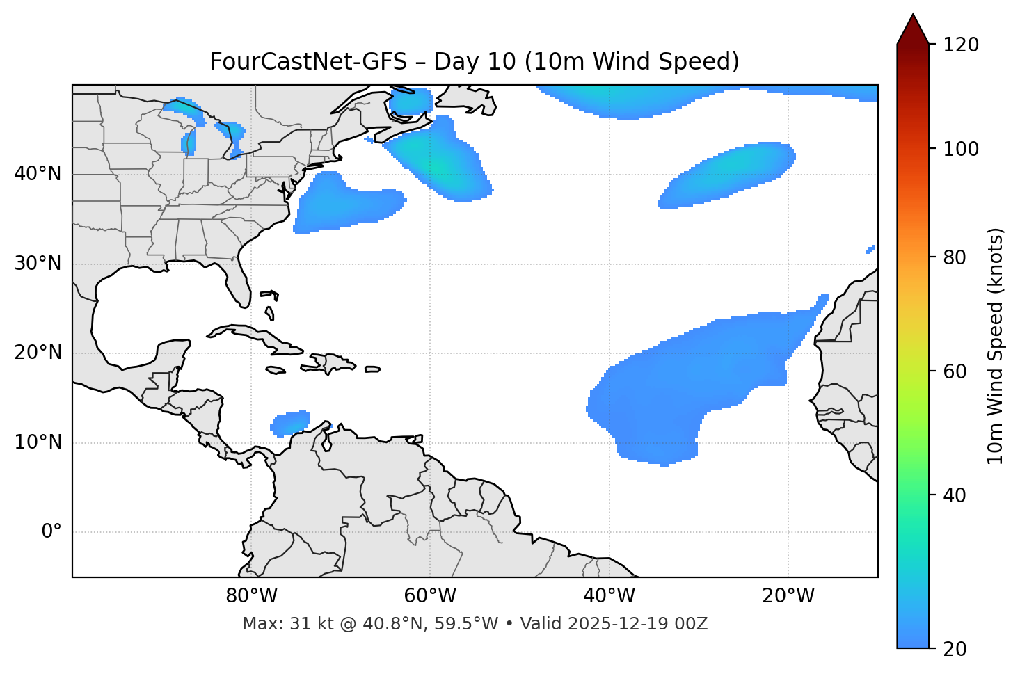 FourCastNet-GFS - Day 10