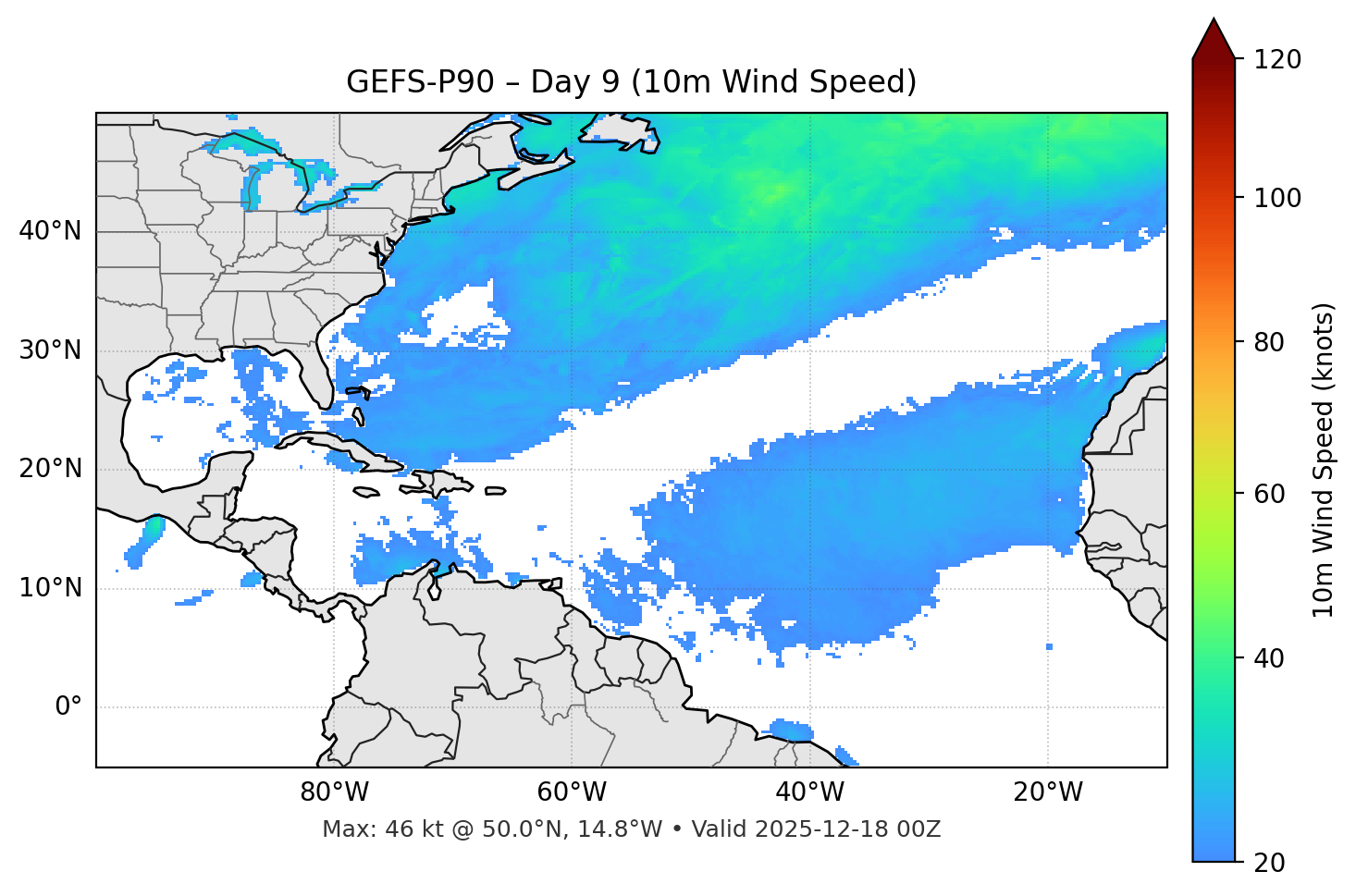 GEFS-P90 - Day 09