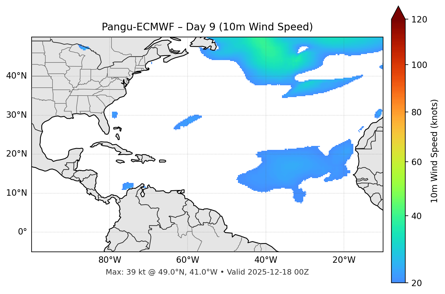 Pangu-ECMWF - Day 09