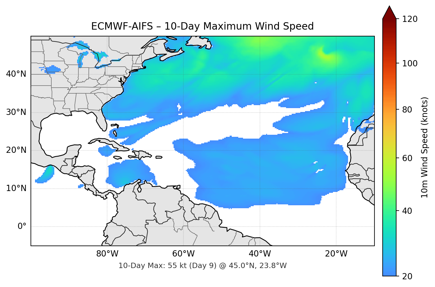 ECMWF-AIFS 10-Day Max