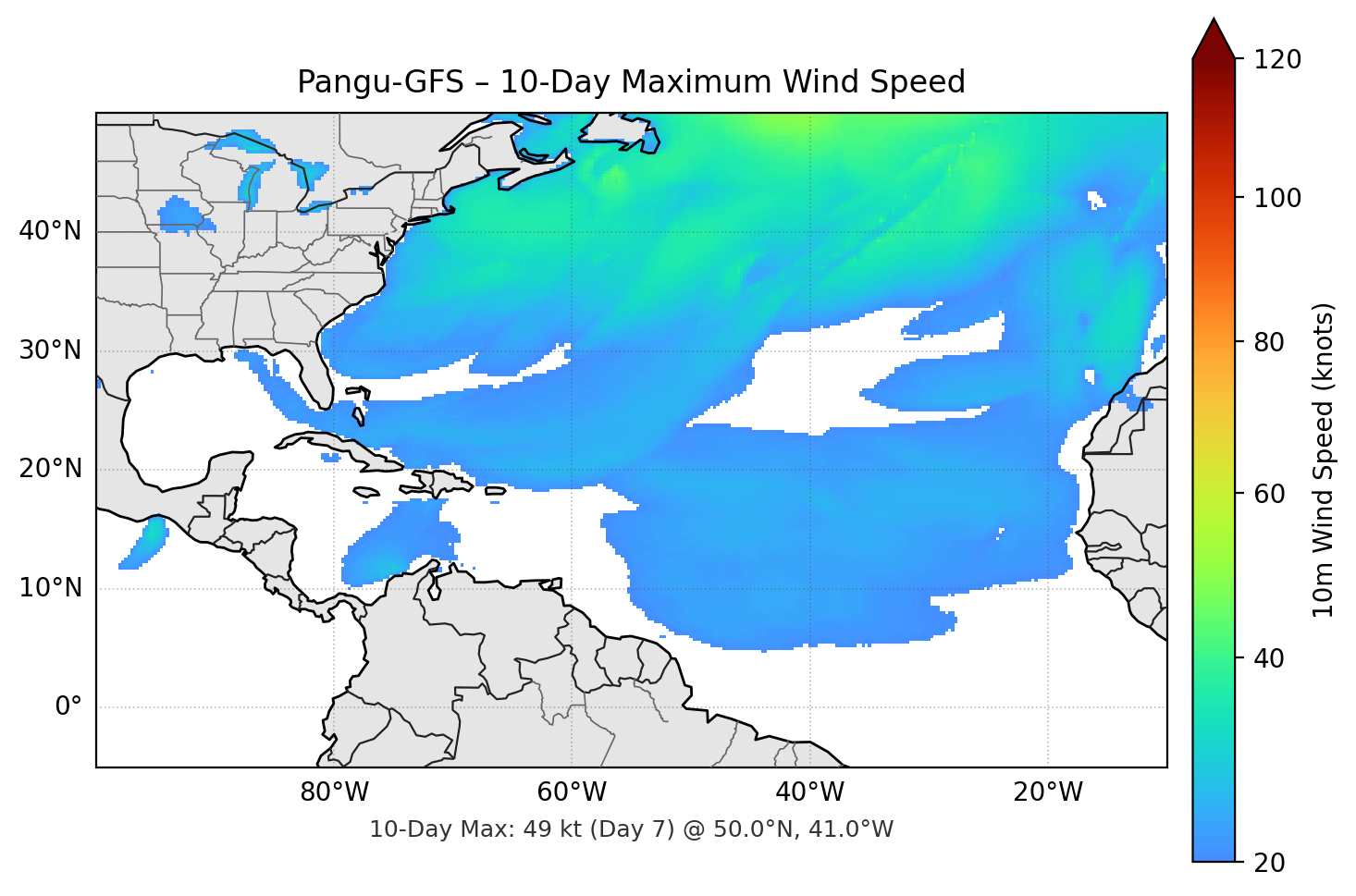 Pangu-GFS 10-Day Max