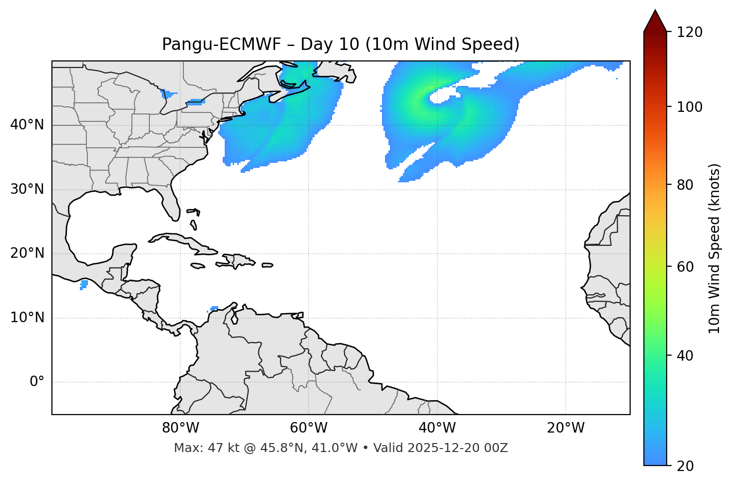 Pangu-ECMWF - Day 10