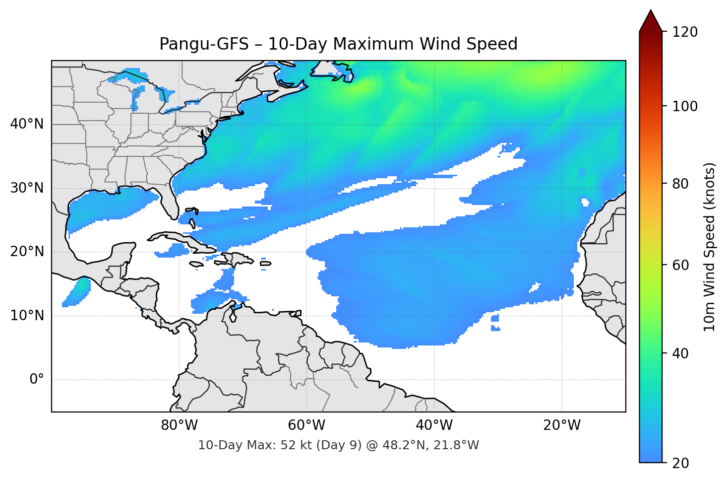 Pangu-GFS 10-Day Max