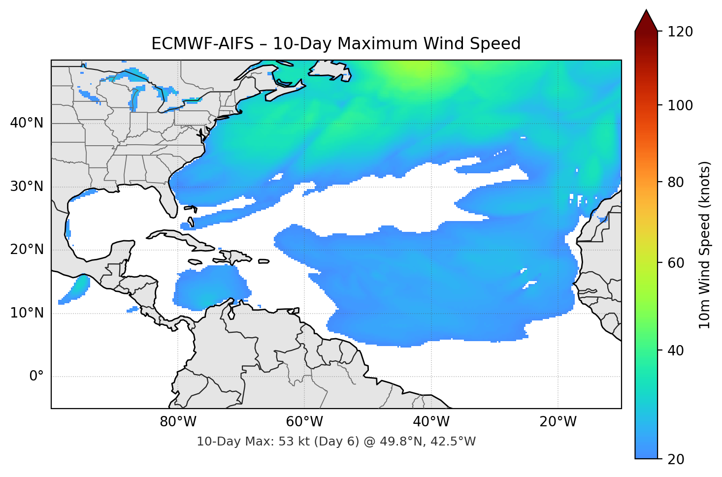 ECMWF-AIFS 10-Day Max