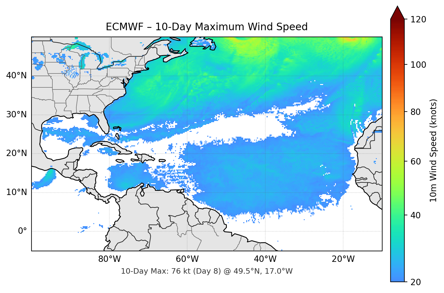 ECMWF 10-Day Max