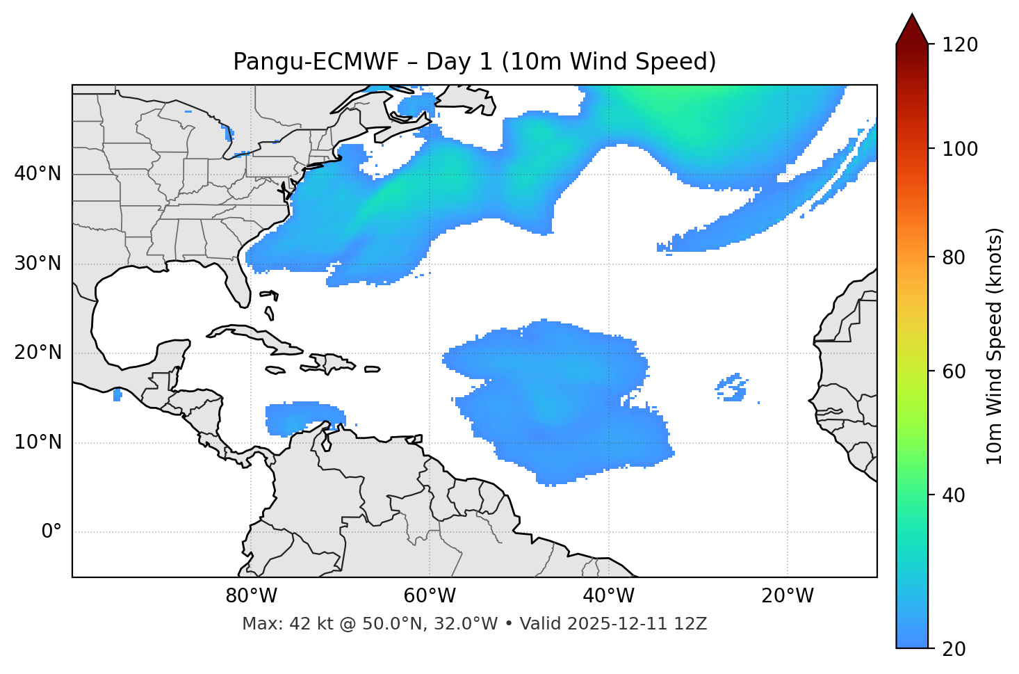 Pangu-ECMWF - Day 01