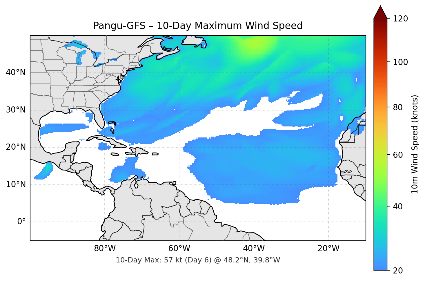 Pangu-GFS 10-Day Max