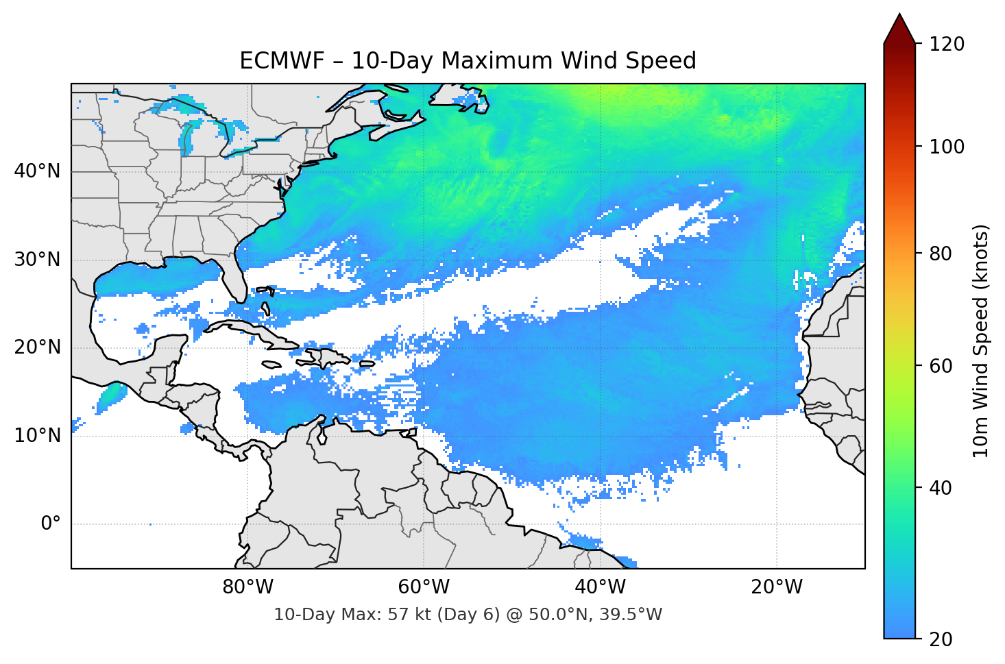 ECMWF 10-Day Max