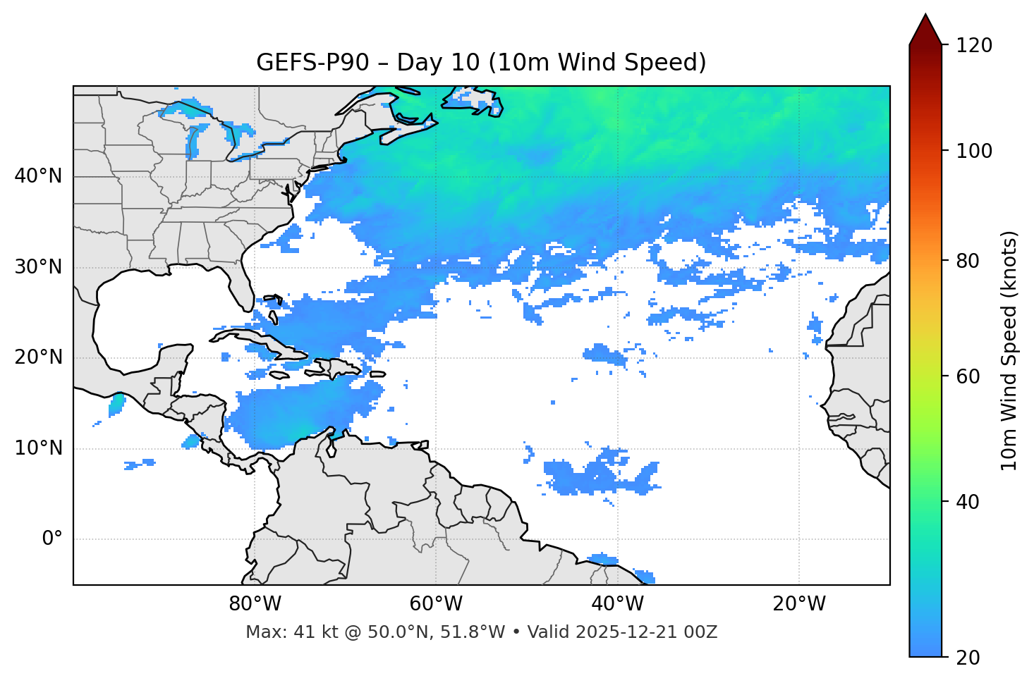 GEFS-P90 - Day 10