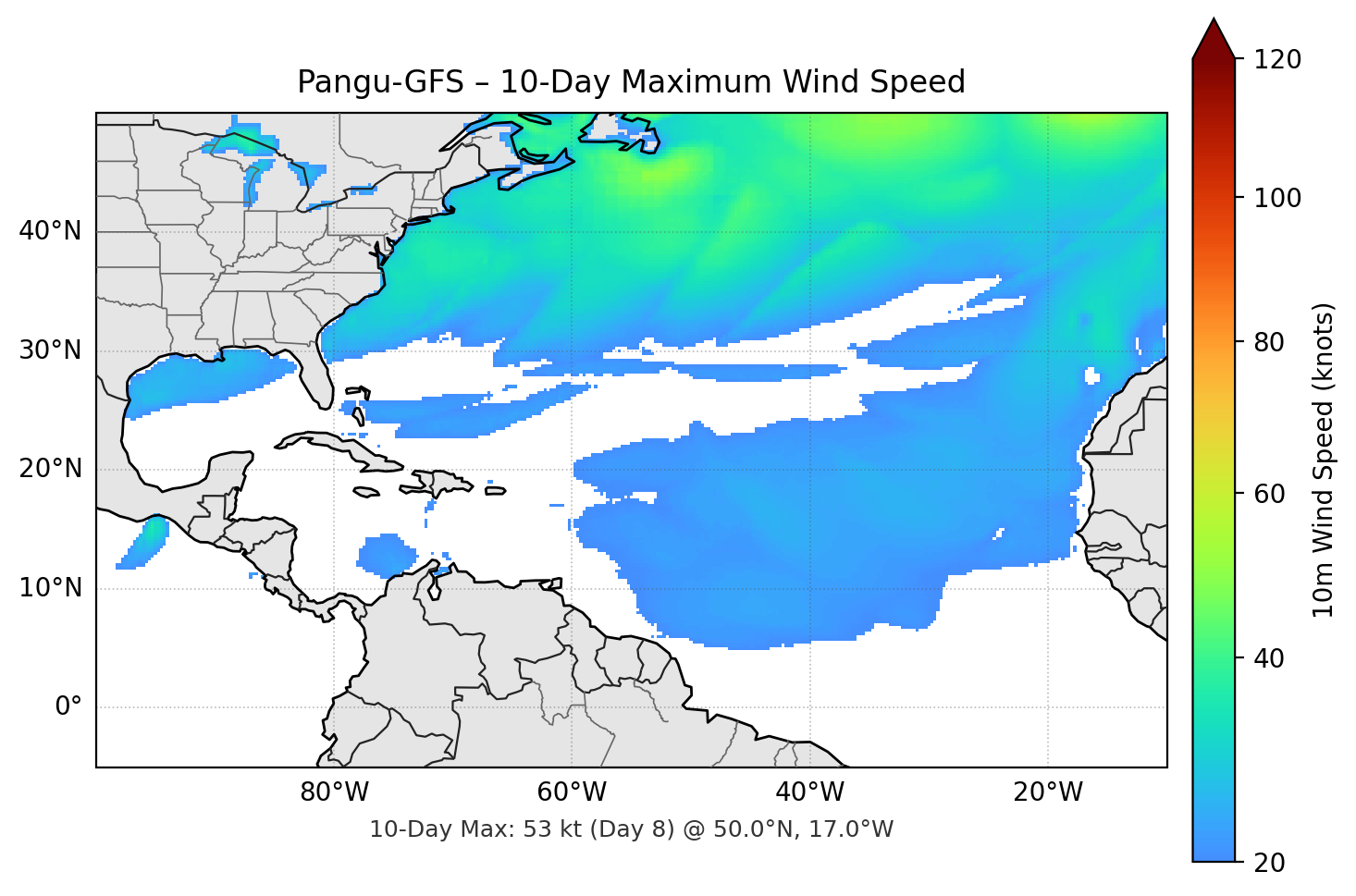 Pangu-GFS 10-Day Max