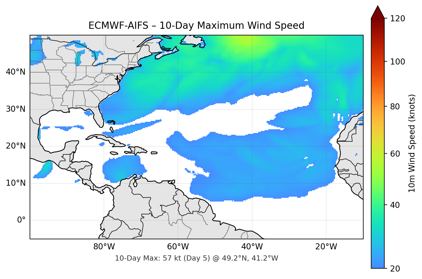 ECMWF-AIFS 10-Day Max