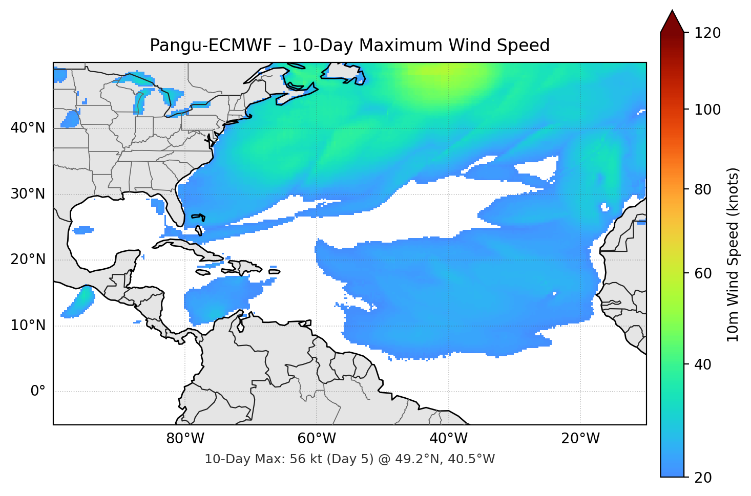 Pangu-ECMWF 10-Day Max